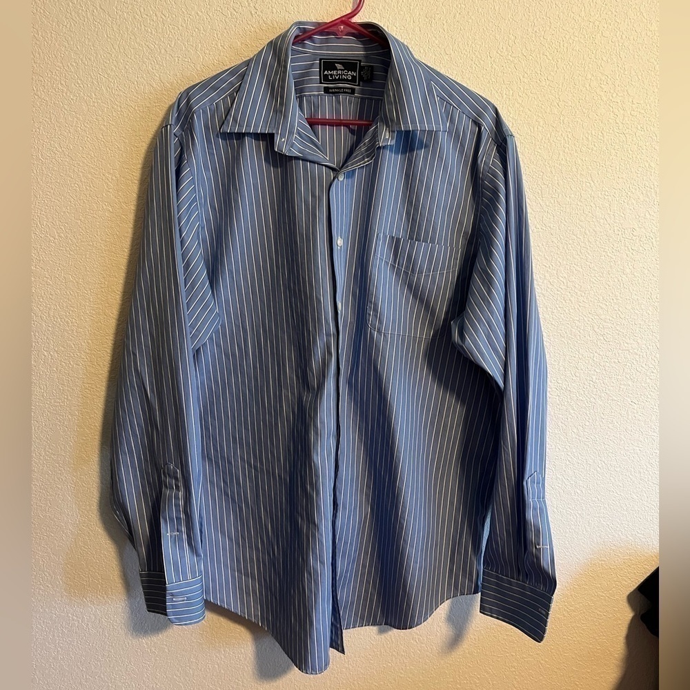 AMERICAN Living Wrinkle Free Button Down Shirt Size 17